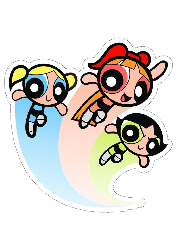 Cartoon stickers B25